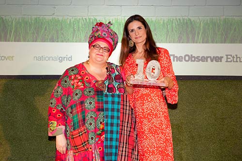 Camilla Batmanghelidjh and Livia Firth