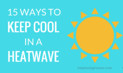 15 ways to keep cool in a heatwave NEW