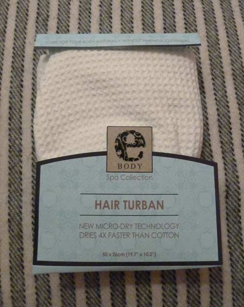 ebody hair turban in box